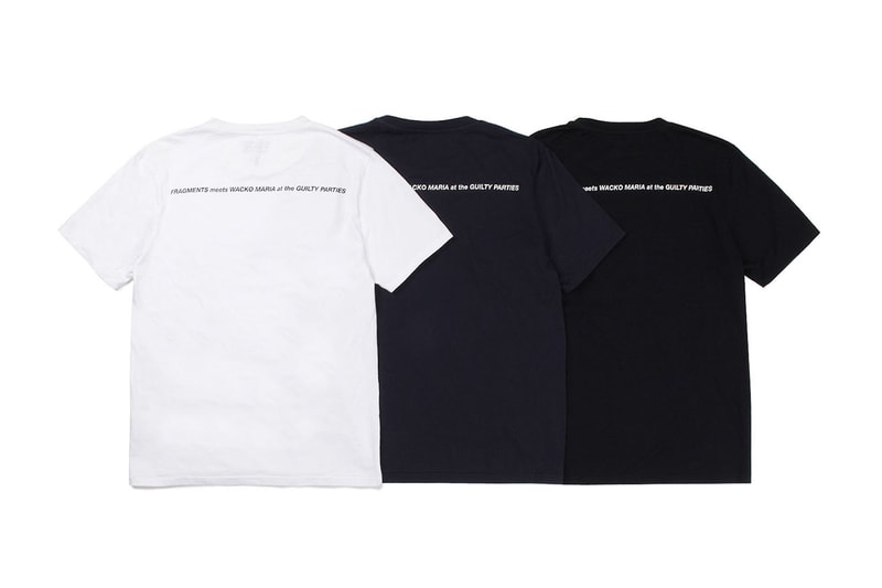 fragment design x WACKO MARIA Fall 2019 Collaboration capsule collection hiroshi fujiwara isetan mens shinjuku august 21 2019 guilty parties exclusive
