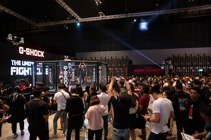 G-Shock Singapore Embrace Local Heroes at The Underground Fight Club Watch Streetwear Singapore Event MMA Music Art Exhibition Immersive 