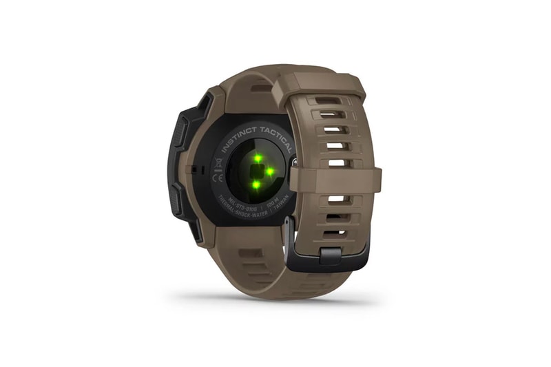 Garmin Instinct Tactical Edition Release Info night vision mission ready skydiving altimeter GPS satellite water shock resistance thermal heart rate sensor