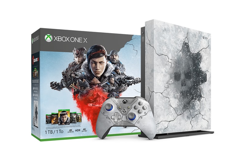 Gears 5 Special Edition Xbox One X Bundle Info controller gears of war console video games gaming 