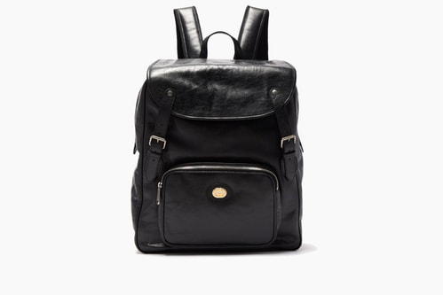 GUCCI  Black Morpheus Leather Backpack