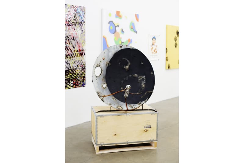 good taste exhibition dover street market los angeles artworks installations sculptures paintings collages