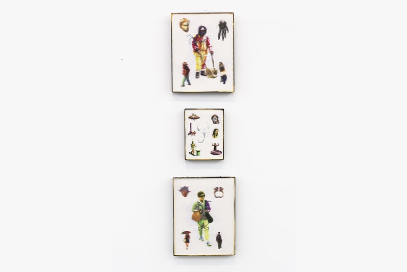 good taste exhibition dover street market los angeles artworks installations sculptures paintings collages