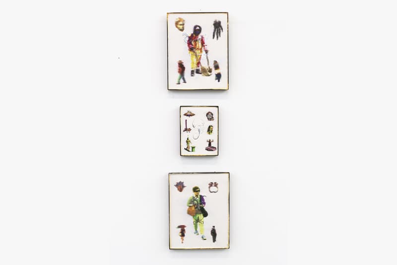 good taste exhibition dover street market los angeles artworks installations sculptures paintings collages