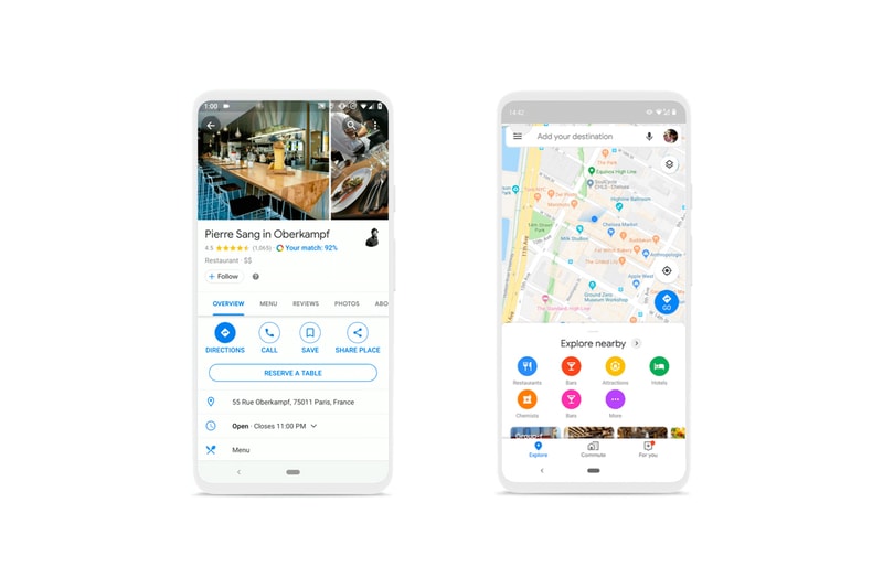 Google Maps Augmented Reality Navigation Amazing local food timeline location history wait time lineup que live view iphone android apple smartphones
