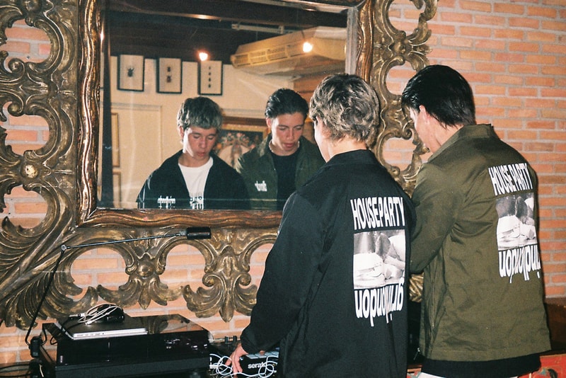 Grind London Fall/Winter 2019 Collection Shirts Trousers Pullovers Hoodies Track Suits Black White Gray Green Aliens Cars Plants