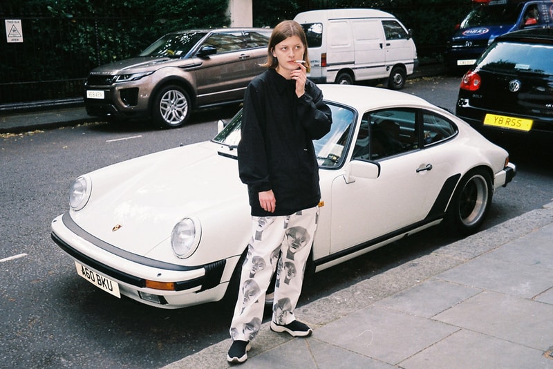 Grind London Fall/Winter 2019 Collection Shirts Trousers Pullovers Hoodies Track Suits Black White Gray Green Aliens Cars Plants