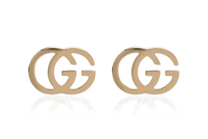 Gucci's 18K Gold "GG" Motif Running Earrings Are a Signature Summer Statement