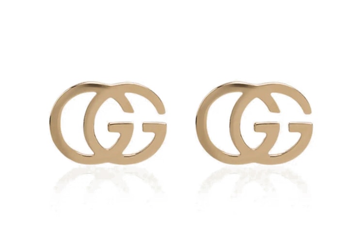 Gucci's 18K Gold "GG" Motif Running Earrings Are a Signature Summer Statement