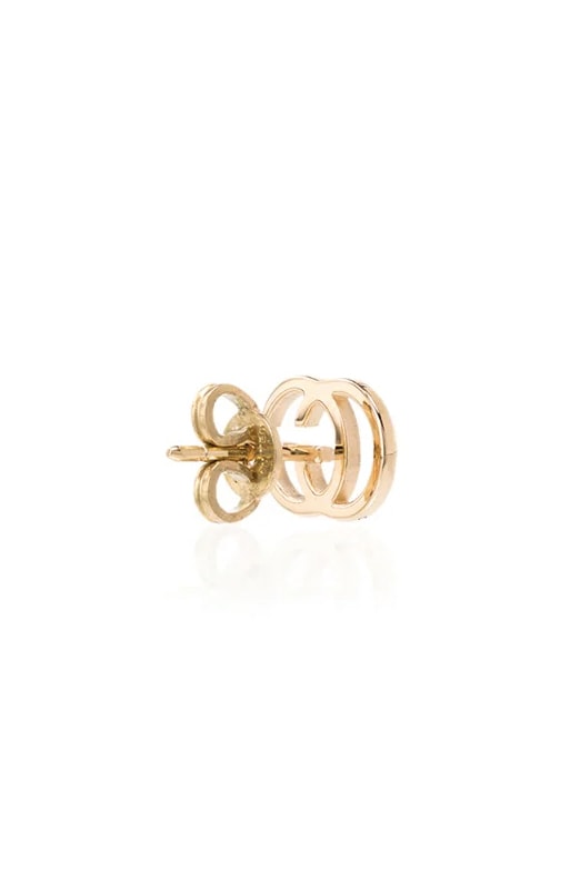 Gucci 18K Yellow Gold GG Running Earrings Release Information Cop Online Browns Unisex Alessandro Michele Italian Fashion House Accessories 