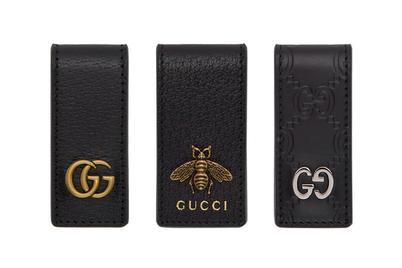 Gucci Drops Luxurious Leather Money Clip Trio