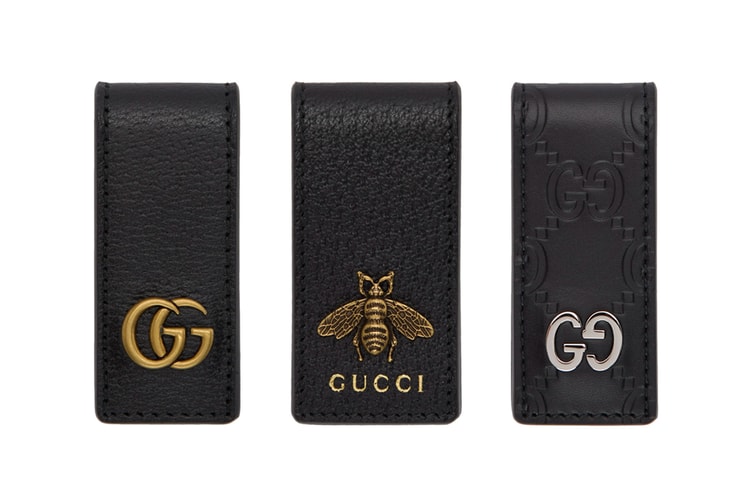 Gucci Drops Luxurious Leather Money Clip Trio