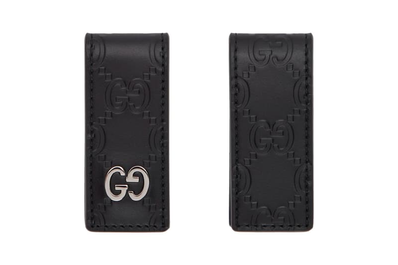 Gucci Black Leather Money Clip Release | Hypebeast
