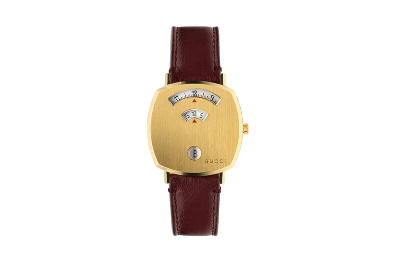 Gucci Grip Watch Release Gold Silver Monogram Three window Quartz