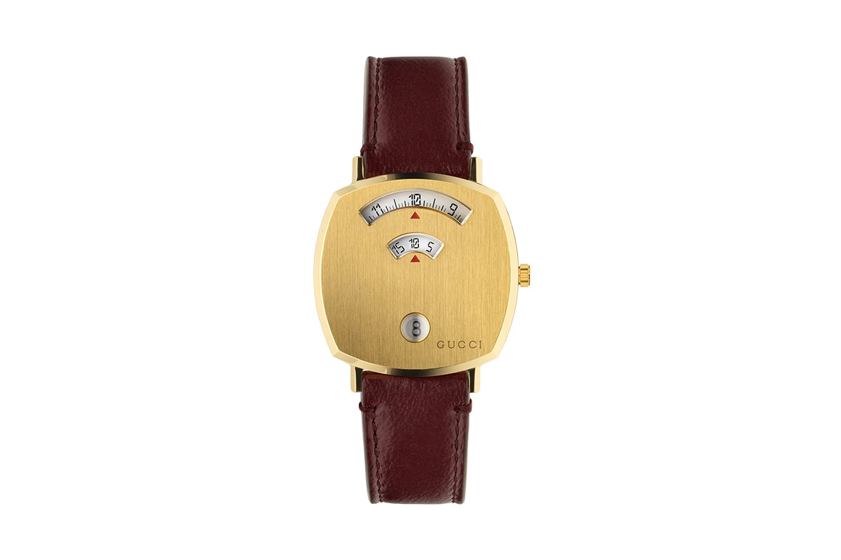 Gucci Grip Watch Release Gold Silver Monogram Three window Quartz