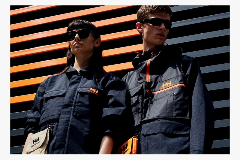 Helly Hansen Spring Summer 2020 SS20 Collection Lookbook Archive Inspiration Outerwear Professional Grade Garments Gear Neutral Tan Orange Blue No More Mondays