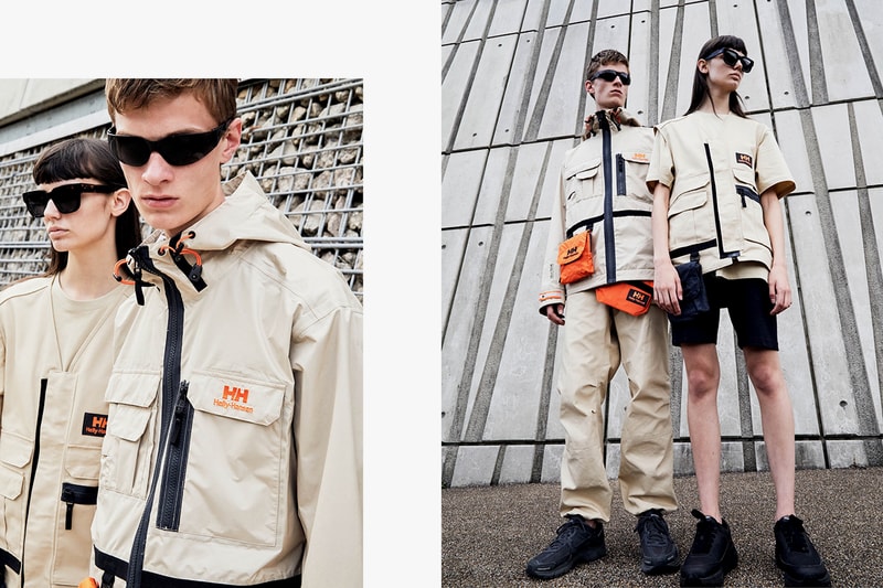 Helly Hansen Spring Summer 2020 SS20 Collection Lookbook Archive Inspiration Outerwear Professional Grade Garments Gear Neutral Tan Orange Blue No More Mondays
