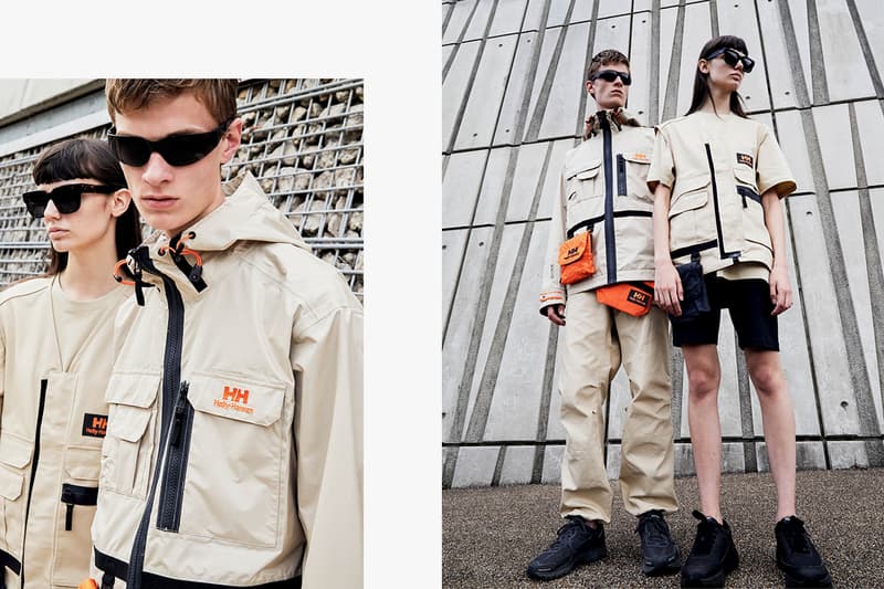 Helly Hansen Spring Summer 2020 SS20 Collection Lookbook Archive Inspiration Outerwear Professional Grade Garments Gear Neutral Tan Orange Blue No More Mondays