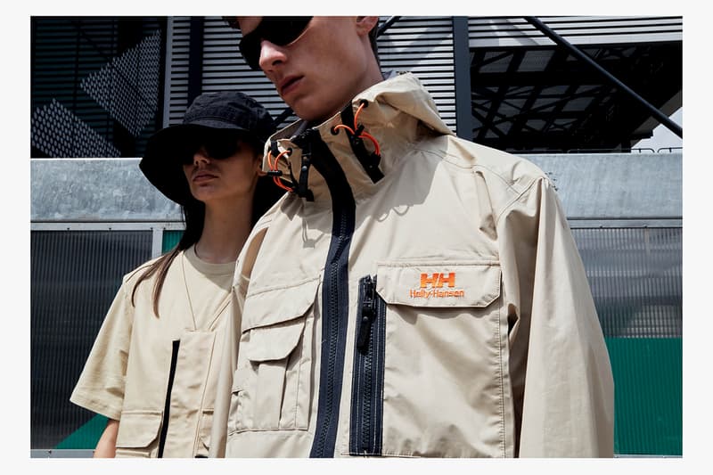 Helly Hansen Spring Summer 2020 SS20 Collection Lookbook Archive Inspiration Outerwear Professional Grade Garments Gear Neutral Tan Orange Blue No More Mondays