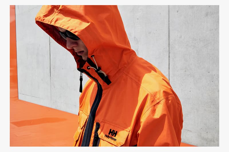 Helly Hansen Spring Summer 2020 SS20 Collection Lookbook Archive Inspiration Outerwear Professional Grade Garments Gear Neutral Tan Orange Blue No More Mondays