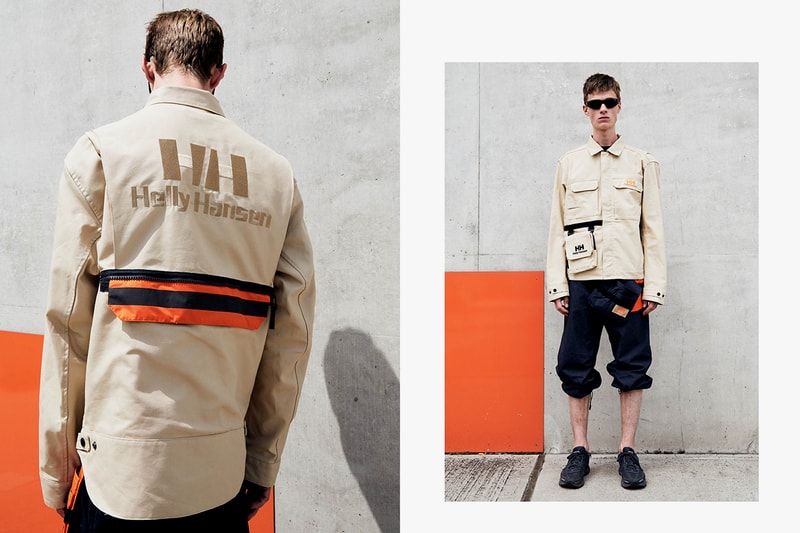 Helly Hansen Spring Summer 2020 SS20 Collection Lookbook Archive Inspiration Outerwear Professional Grade Garments Gear Neutral Tan Orange Blue No More Mondays