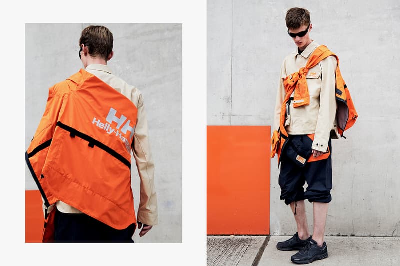 Helly Hansen Spring Summer 2020 SS20 Collection Lookbook Archive Inspiration Outerwear Professional Grade Garments Gear Neutral Tan Orange Blue No More Mondays