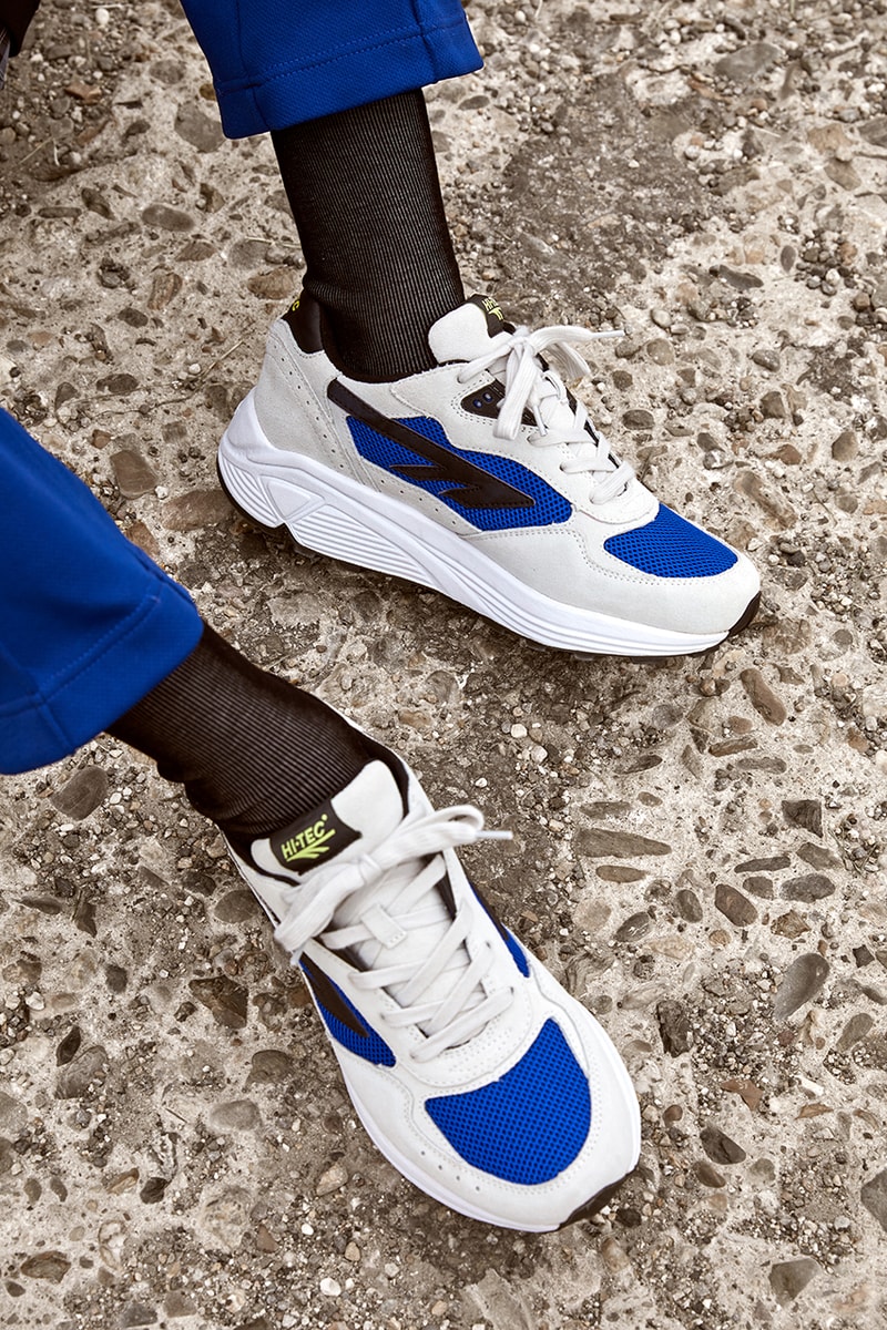 Hi-Tec HTS74 Fall/Winter 2019 FW19 Collection Footwear Apparel Silver Shadow RGS Rolling Gait System Running Trail Shoes Sneakers 1980s Sphike Low Mountain Jacket Adventure Racing Series 90s Hugo Track Pant Top