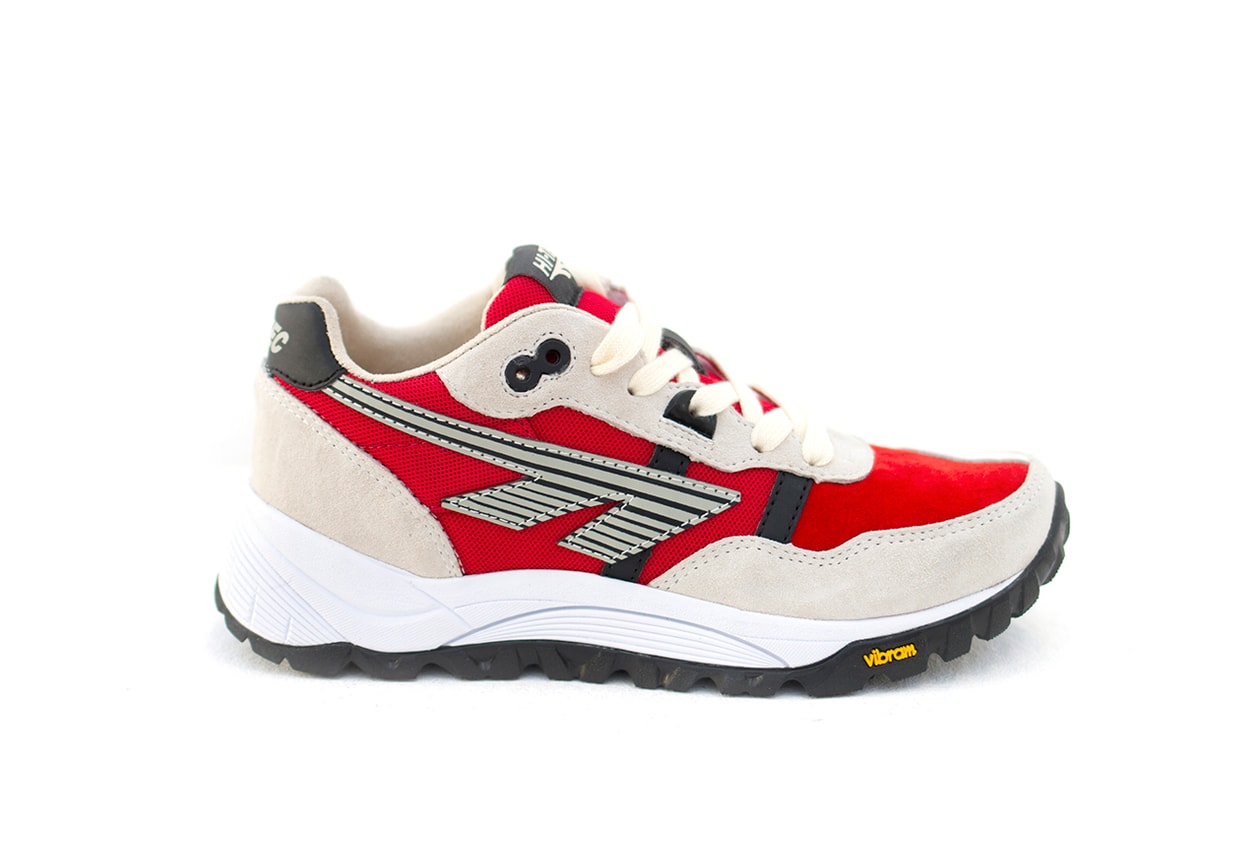 Hi-Tec HTS74 Fall/Winter 2019 FW19 Collection Footwear Apparel Silver Shadow RGS Rolling Gait System Running Trail Shoes Sneakers 1980s Sphike Low Mountain Jacket Adventure Racing Series 90s Hugo Track Pant Top