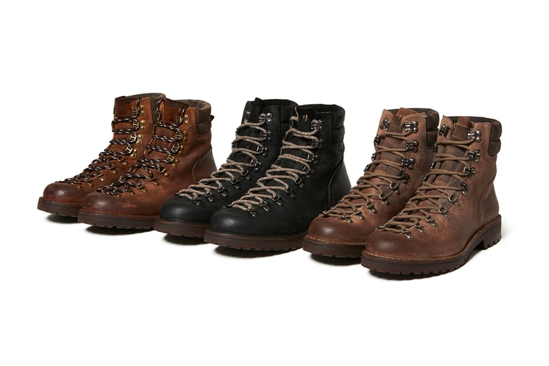 hobo Trekking Boot Slip On Release footwear shoes tokyo Japan Italian bootmaking shoemaking boots trek trail outdoors leather 