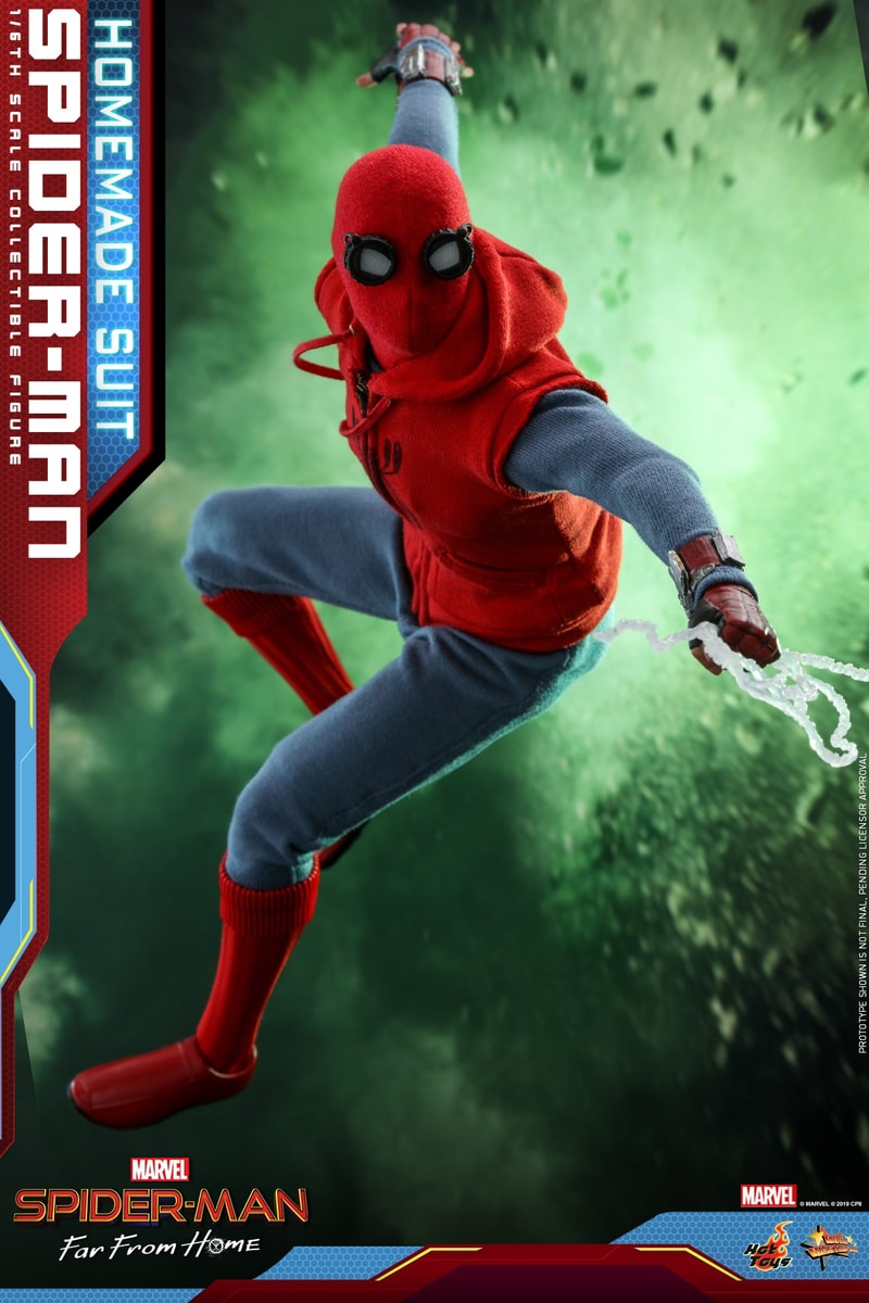Hot Toys Homemade Suit Collectable 1/6th scale Spider-Man: Far From Home