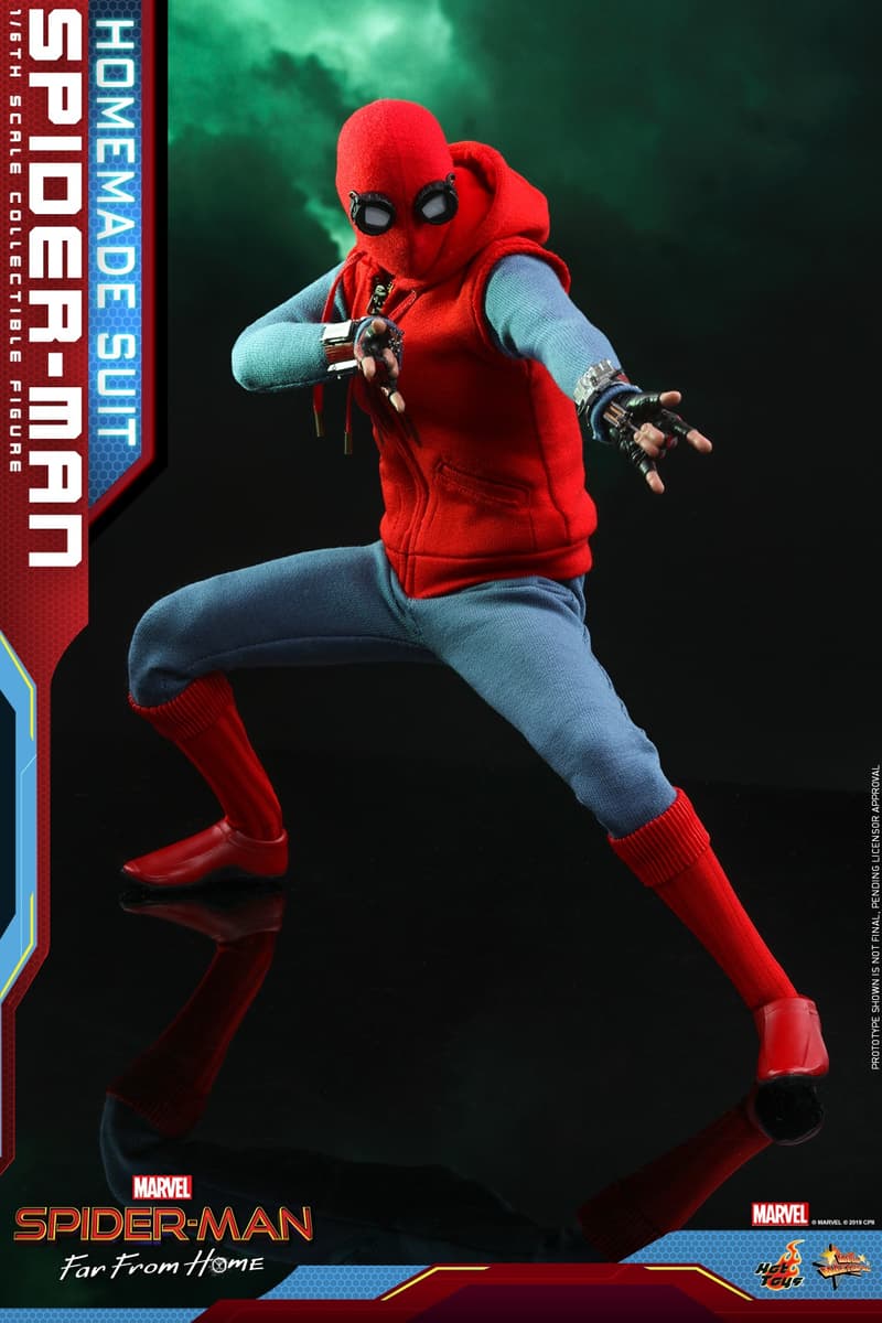 Hot Toys Homemade Suit Collectable 1/6th scale Spider-Man: Far From Home