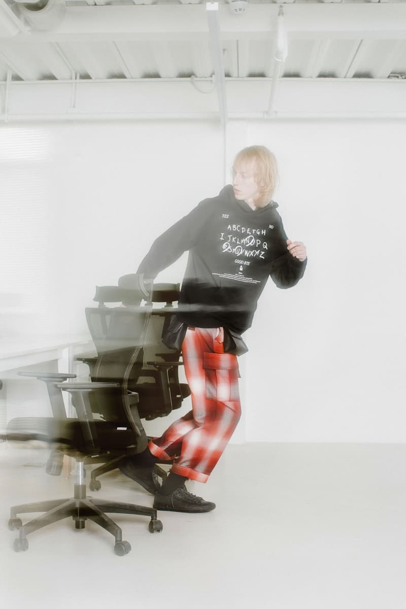 Indice Studio Fall/Winter 2019 Collection Stranger Things Jackets Flannels Pants Shirts Red Green Blue Yellow Black Talismans