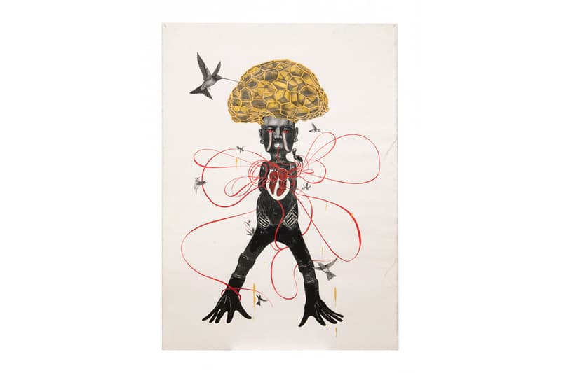 david zwirner london affinities exhibition chris ofili jasmine thomas girvan paintings artworks