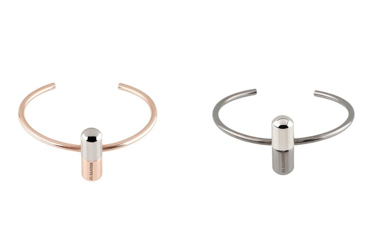 Jil Sander's Brass Capsule-Shaped Jewelry Makes a Polished Statement