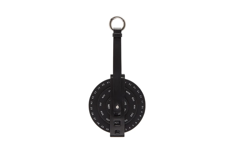 Jil Sander Crafts $360 USD Perpetual Calendar Leather Keychain