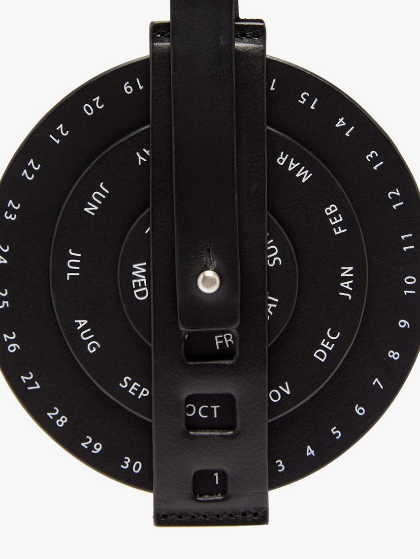 Jil Sander Calendar Leather Keychain Key Ring Runway Piece Fall Winter 2019 Accessories Luke Meier Lucie Meier Shop Now MATCHESFASHION.COM 