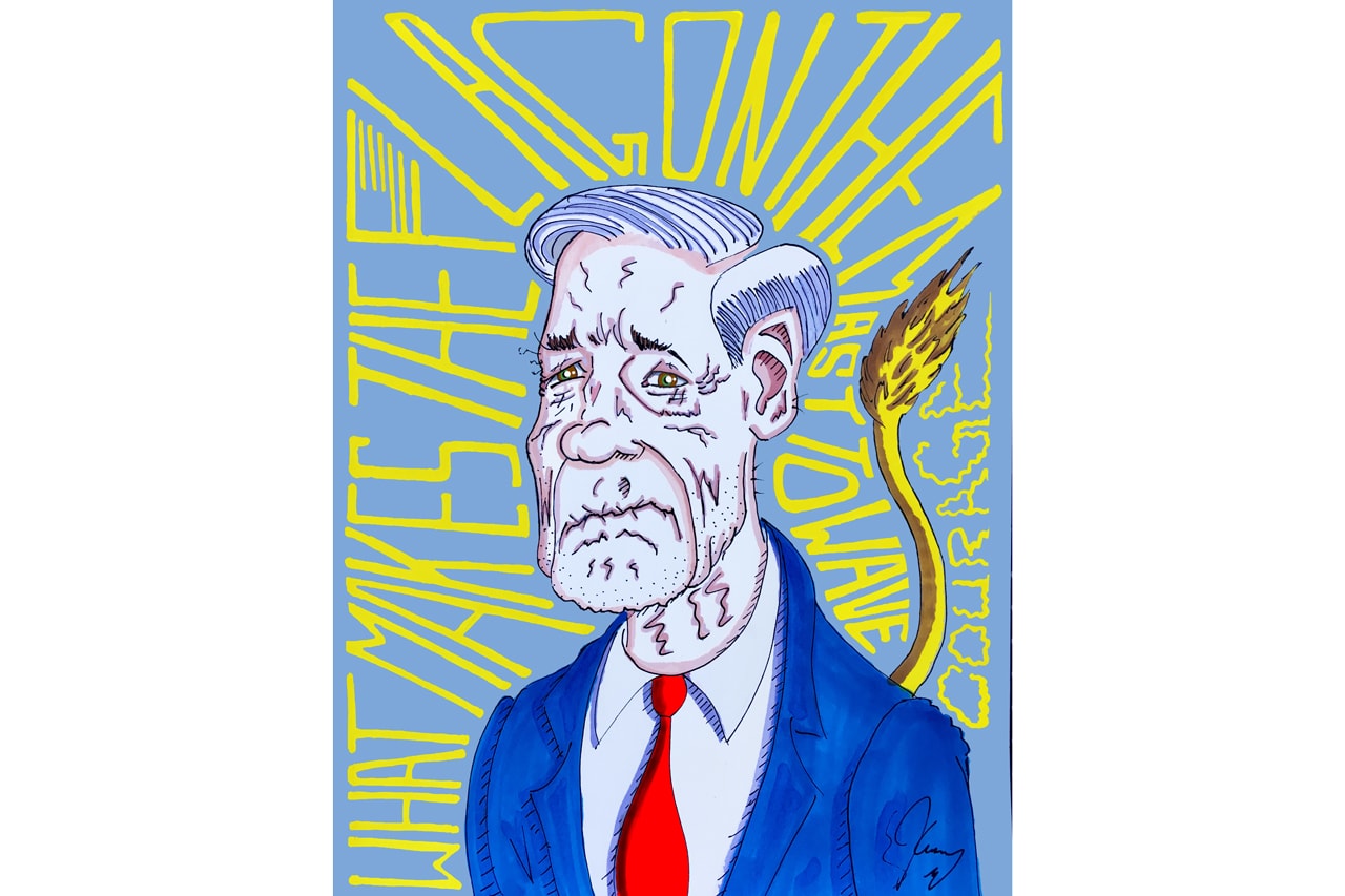 jim carrey this light never goes out phi center exhibition political cartoons drawings artworks