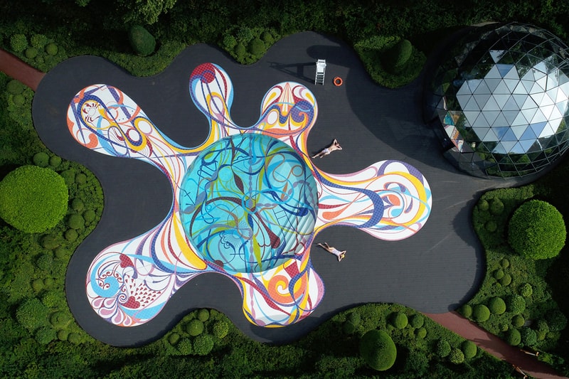 joana vasconcelos gateway pool installation jupiter artland edinburgh scotland united kingdom colorful astrology chart 