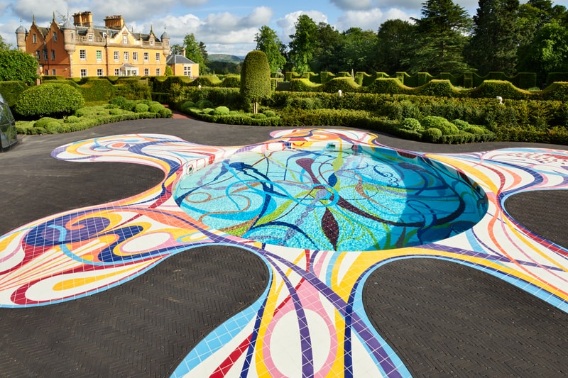 joana vasconcelos gateway pool installation jupiter artland edinburgh scotland united kingdom colorful astrology chart 