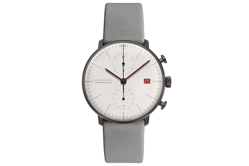 Junghans Max Bill Chronoscope 100 Jahre Bauhaus Release Info watches timepiece chronograph stainless steel dessau german art design school limited edition