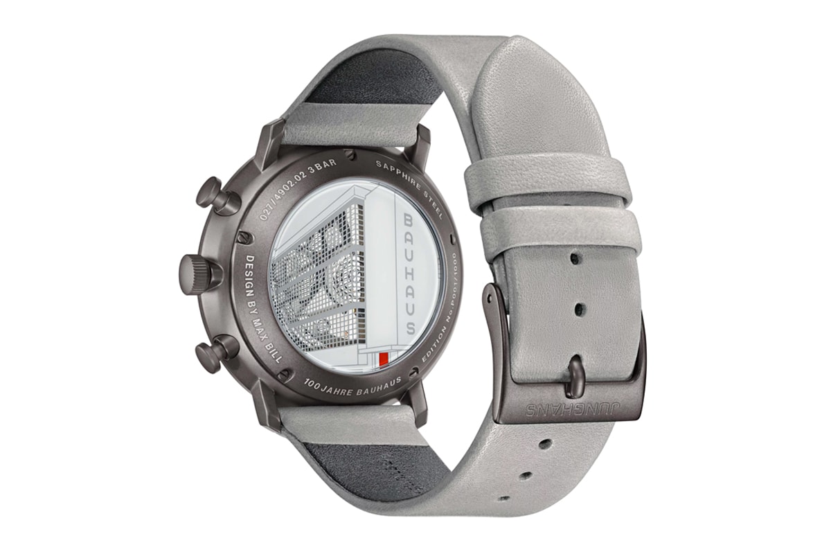 Junghans Max Bill Chronoscope 100 Jahre Bauhaus Release Info watches timepiece chronograph stainless steel dessau german art design school limited edition