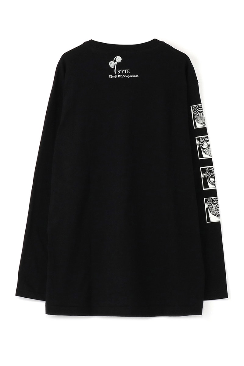S'yte Yohji Yamamoto junji ito collaboration collection tee shirts bag release date drop info august 14 2019 buy japan the shop web store
