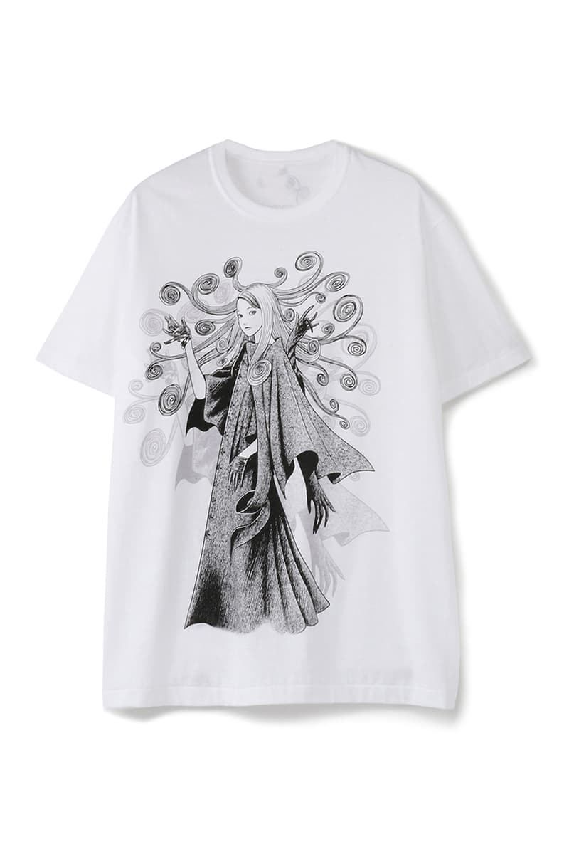 S'yte Yohji Yamamoto junji ito collaboration collection tee shirts bag release date drop info august 14 2019 buy japan the shop web store