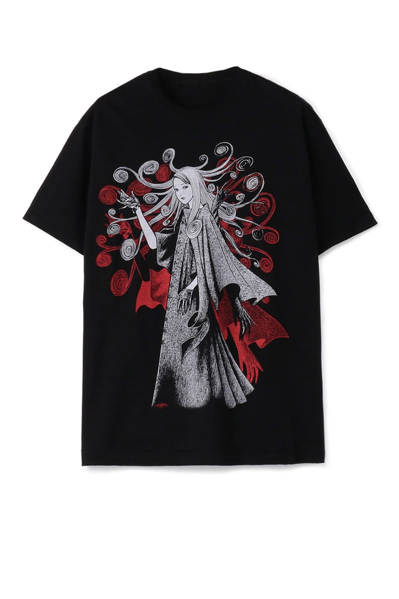 S'yte Yohji Yamamoto junji ito collaboration collection tee shirts bag release date drop info august 14 2019 buy japan the shop web store