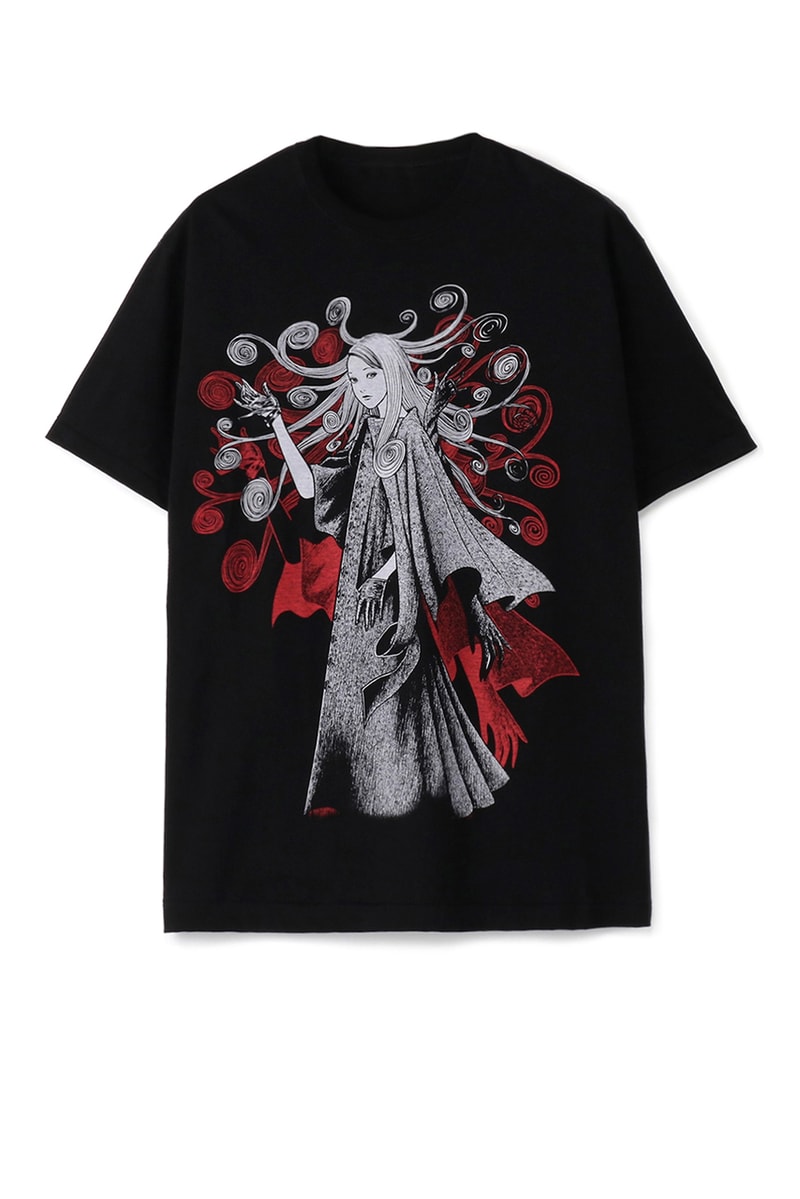 S'yte Yohji Yamamoto junji ito collaboration collection tee shirts bag release date drop info august 14 2019 buy japan the shop web store
