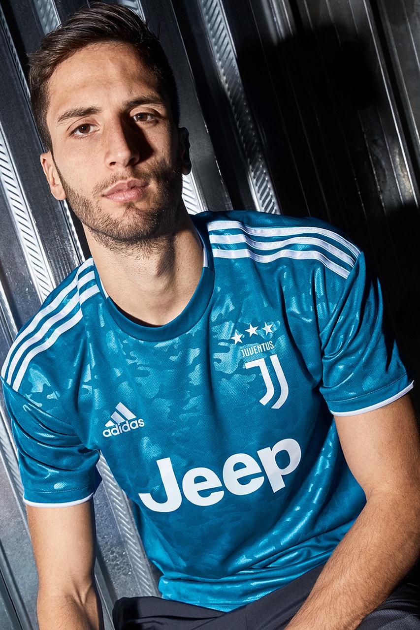 juventus 2019 20 serie a third kit jersey unity blue silver recycled polyester cristiano ronaldo pjanic bonucci de sciglio football soccer buy cop purchase champions league