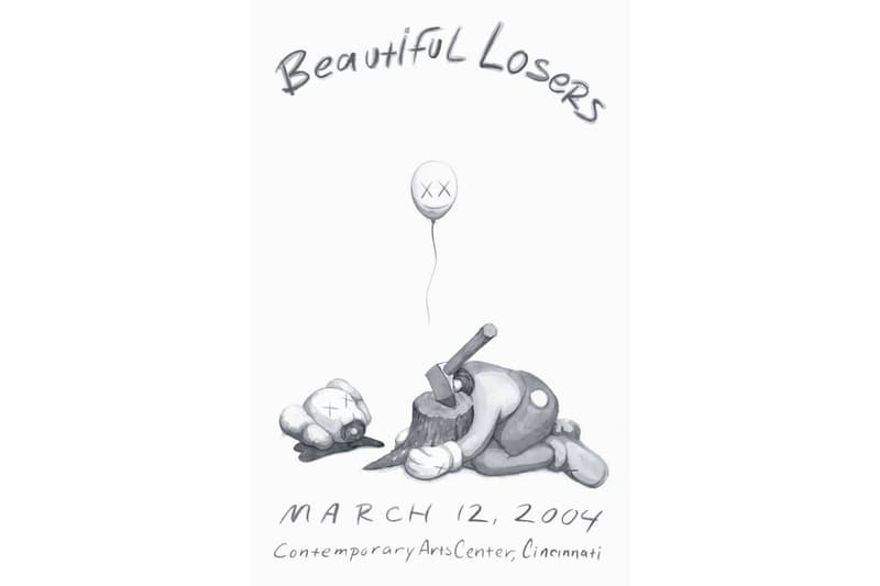 kaws beautiful losers print release jonathan levine projects artworks