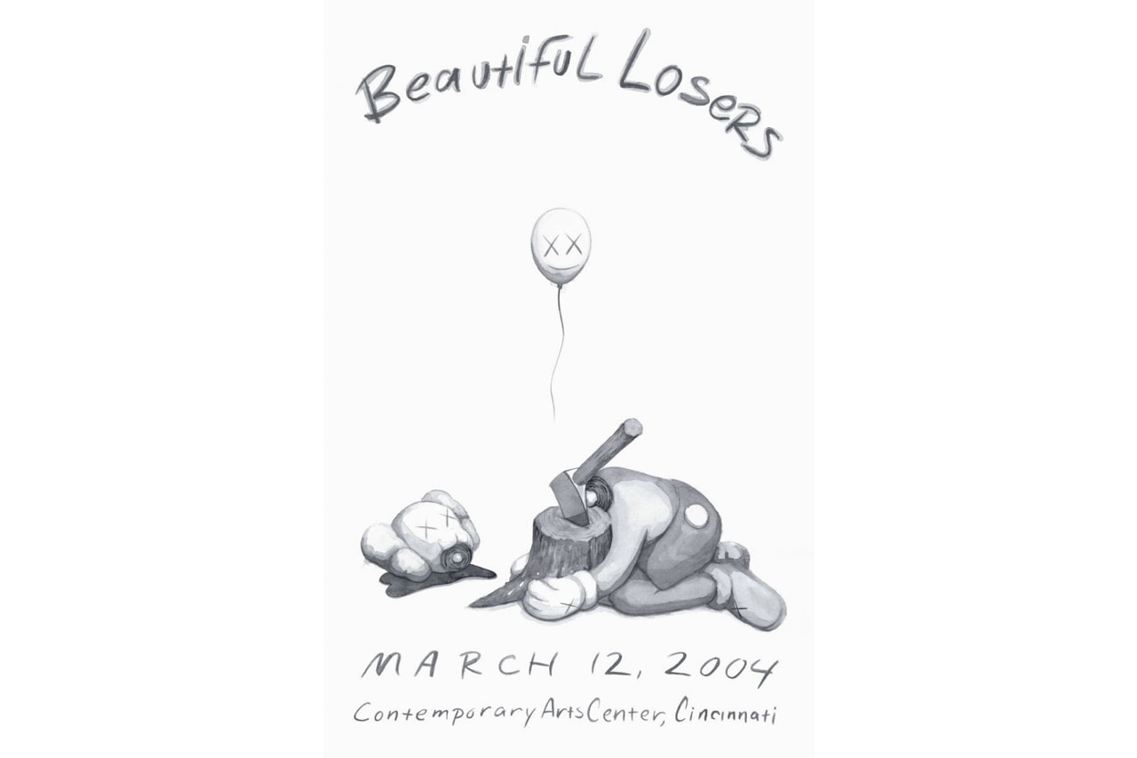 kaws beautiful losers print release jonathan levine projects artworks