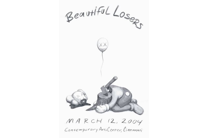 kaws beautiful losers print release jonathan levine projects artworks