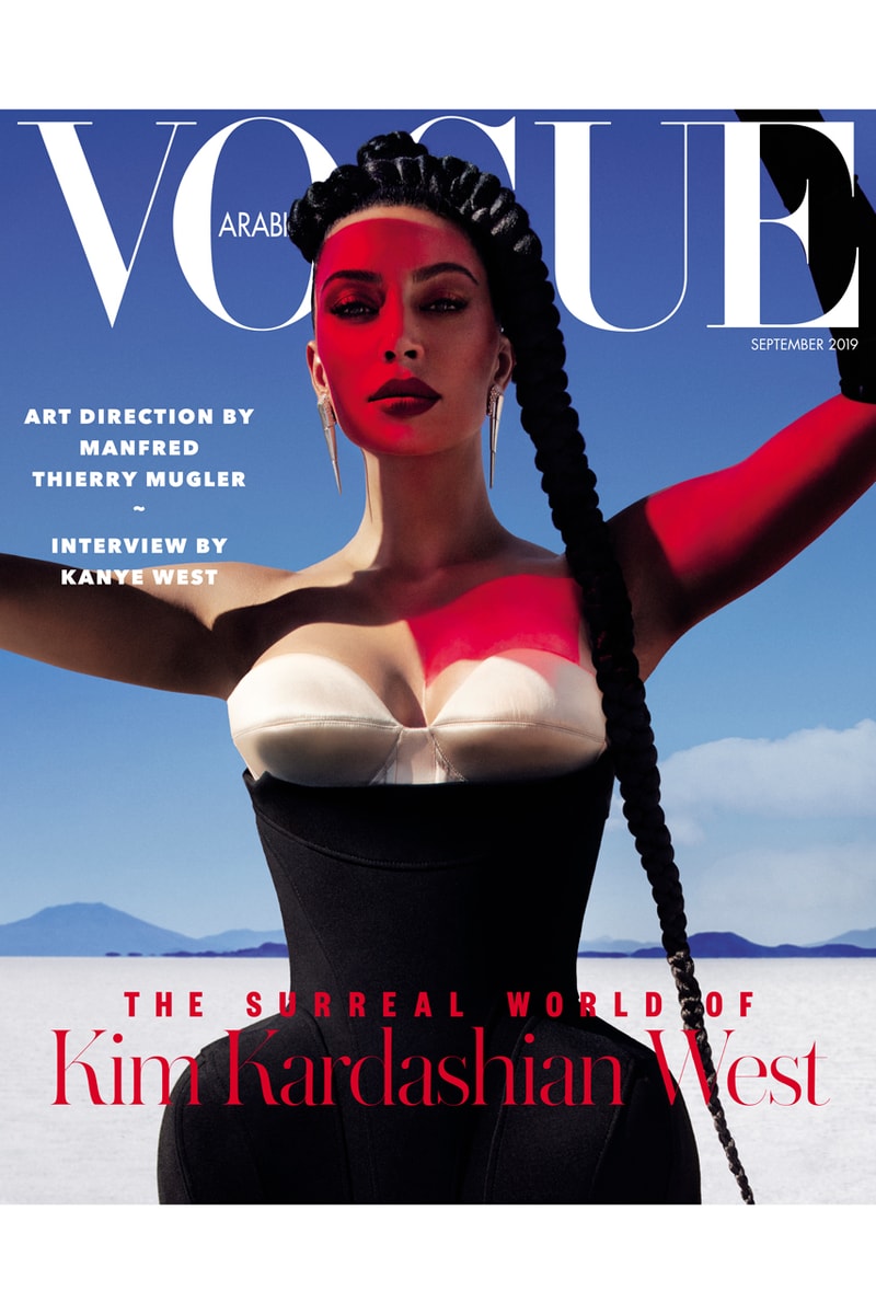 kim kardashian kanye west vogue arabia cover interview september 2019 issue